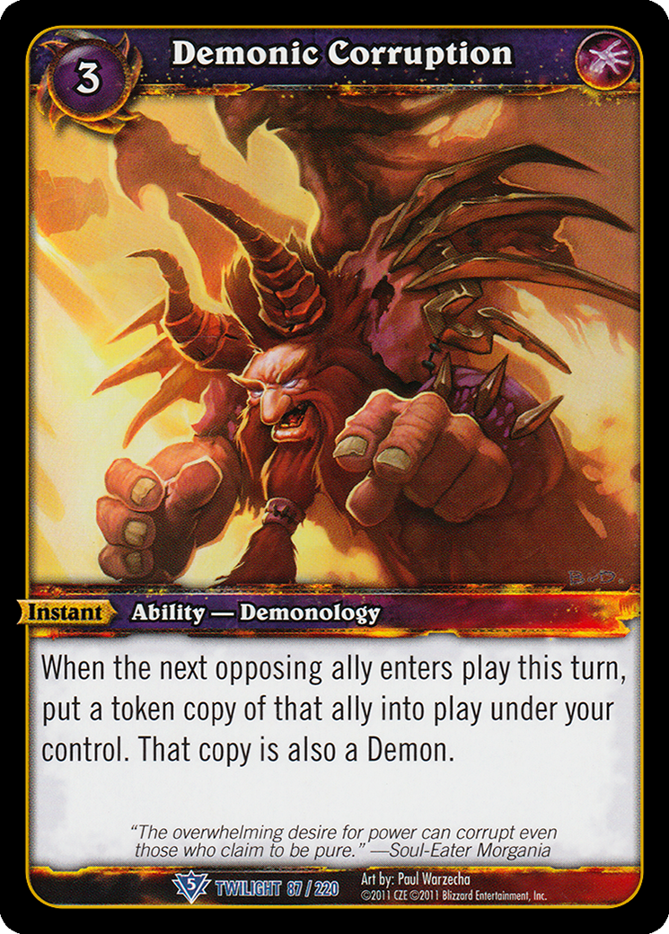 Demonic Corruption