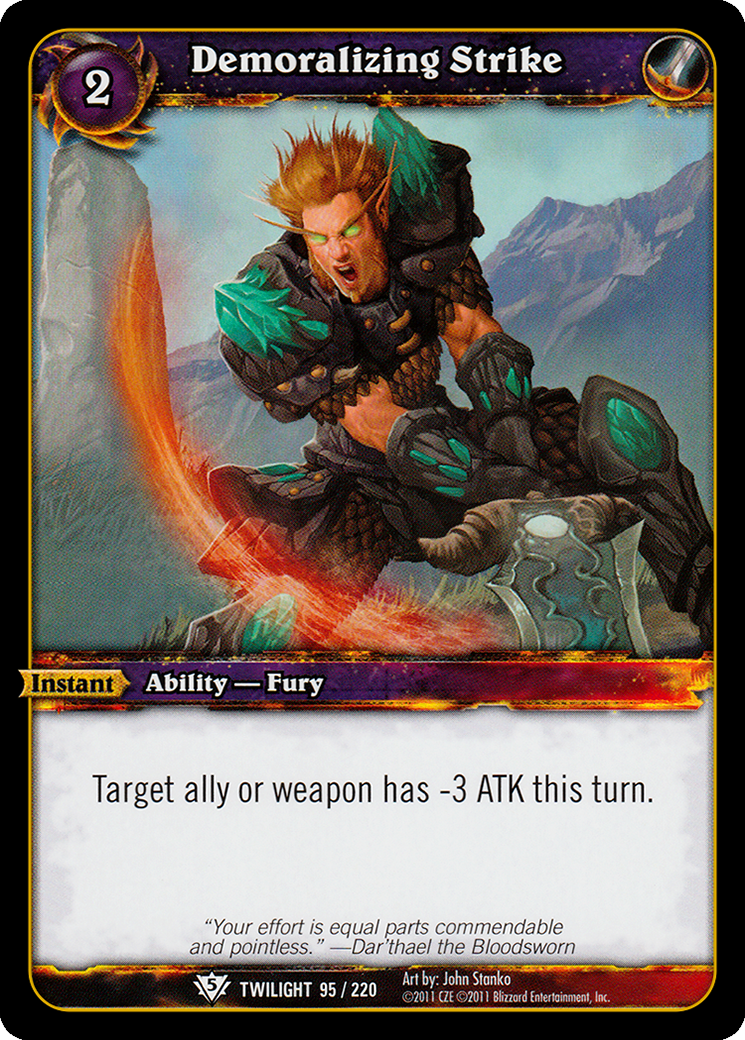 Demoralizing Strike