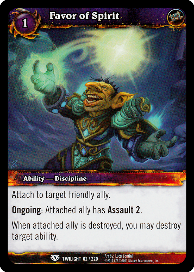Favor of Spirit