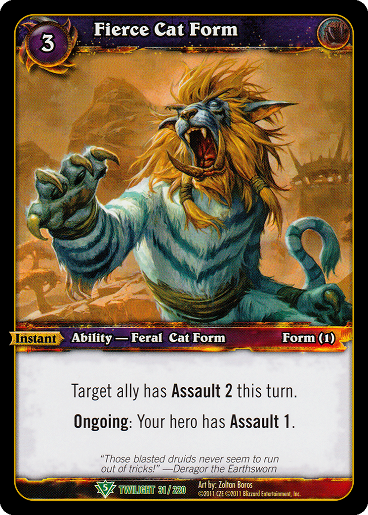 Fierce Cat Form