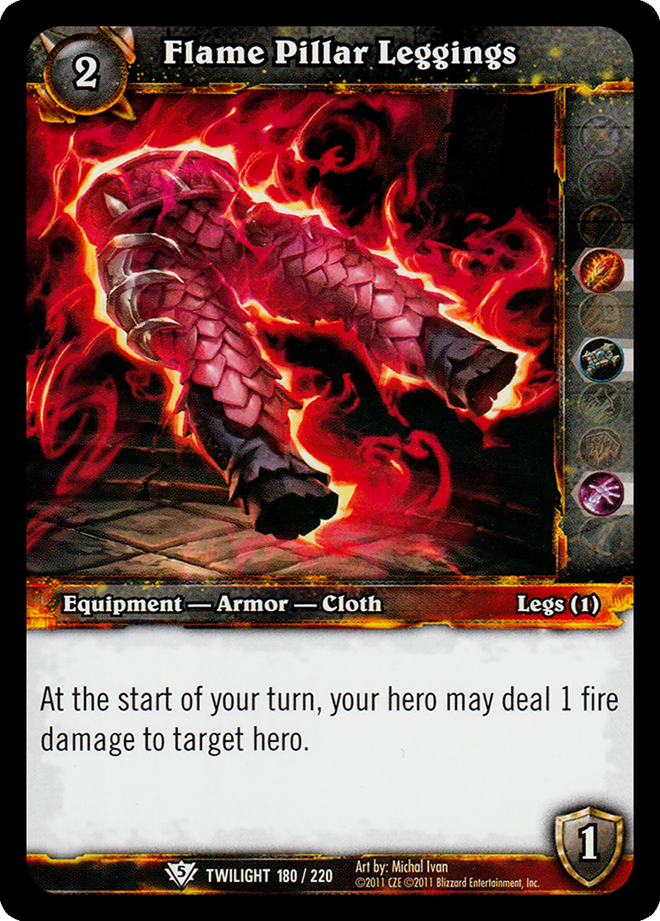 Flame Pillar Leggings