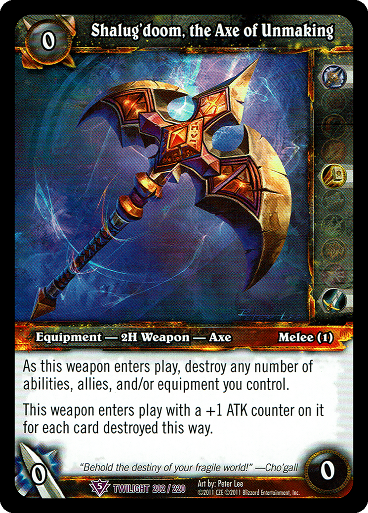 Shalug'doom, the Axe of Unmaking