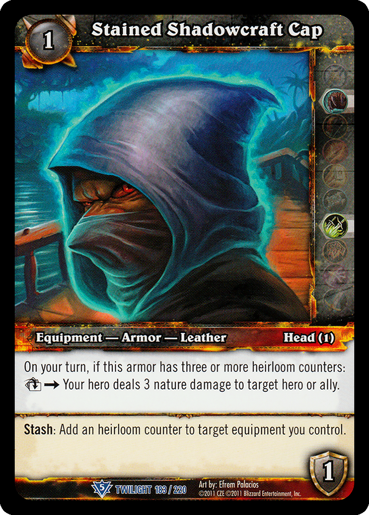 Stained Shadowcraft Cap