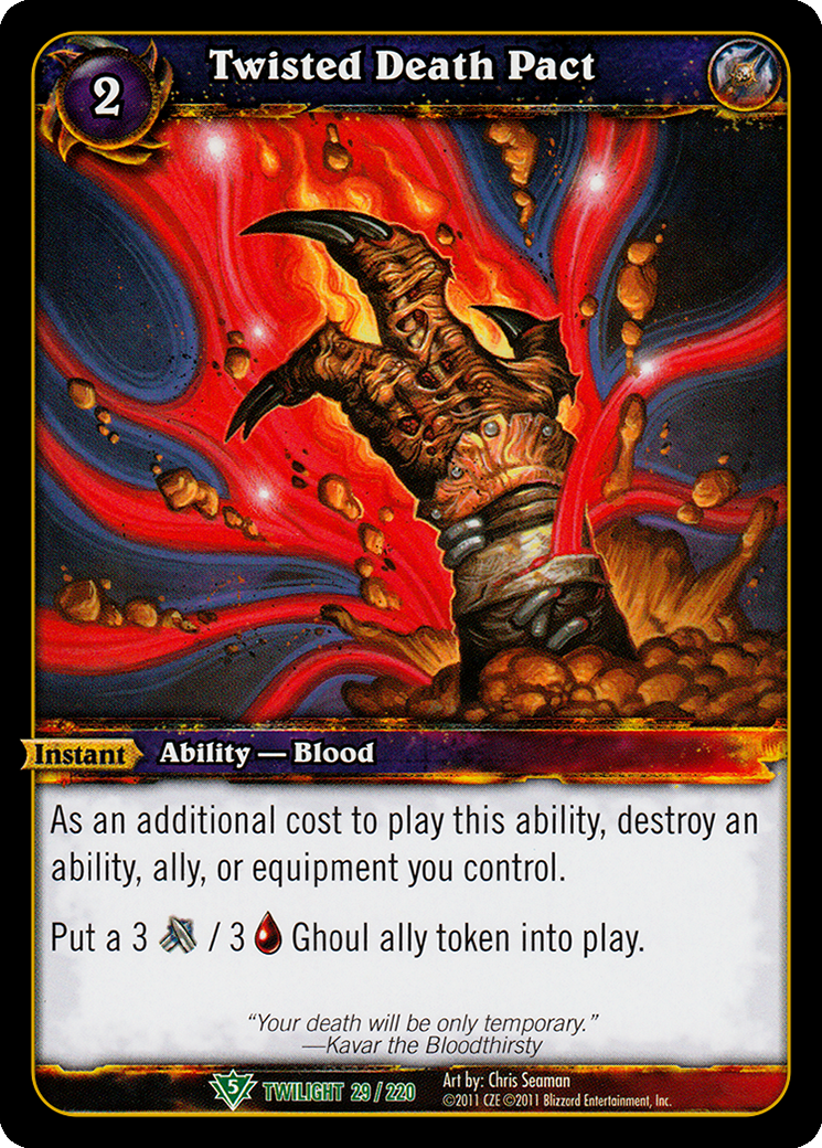 Twisted Death Pact