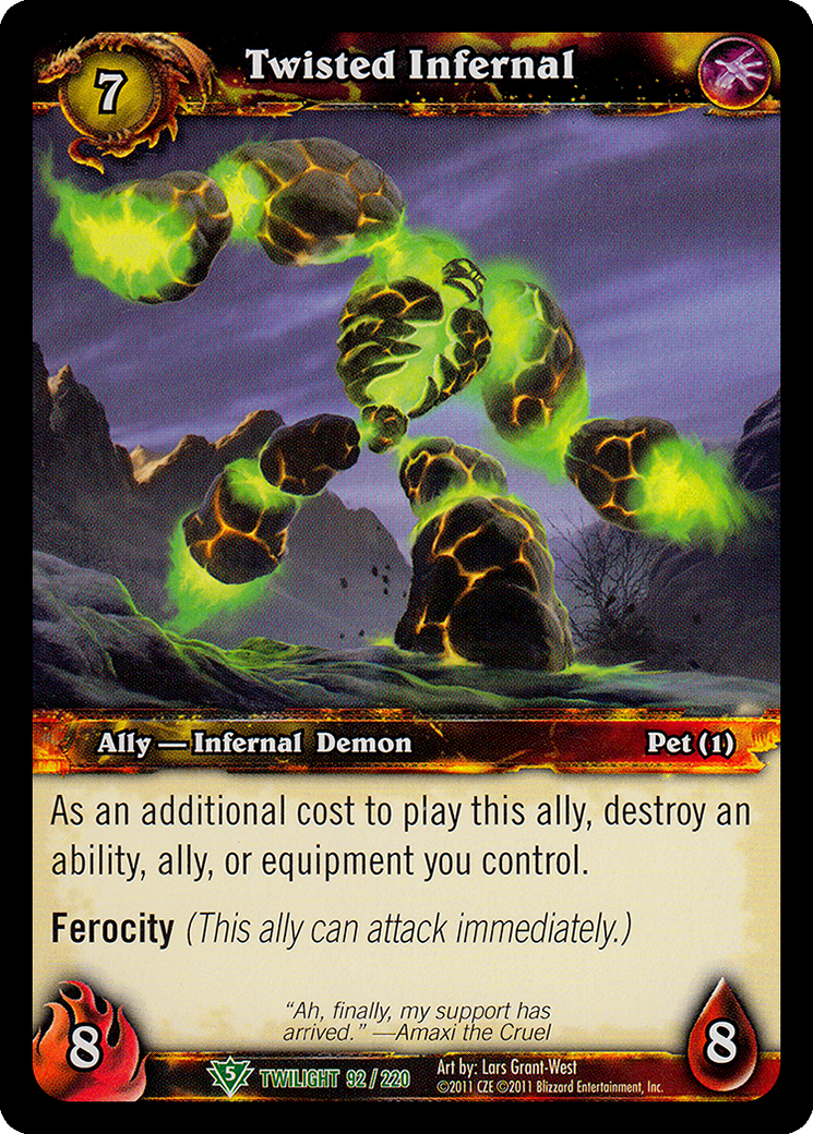Twisted Infernal