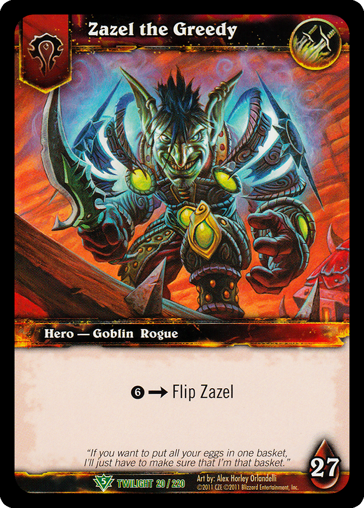 Zazel the Greedy
