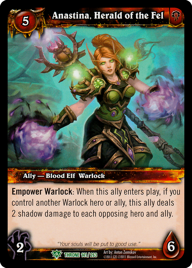 Anastina, Herald of the Fel