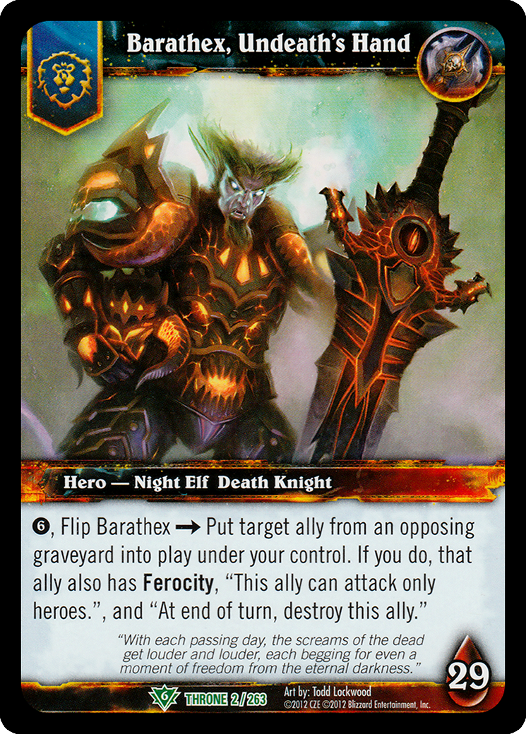 Barathex, Undeath's Hand