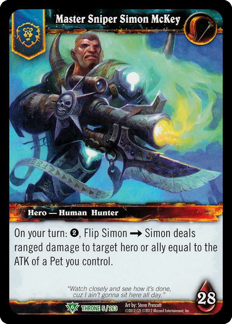 Master Sniper Simon McKey