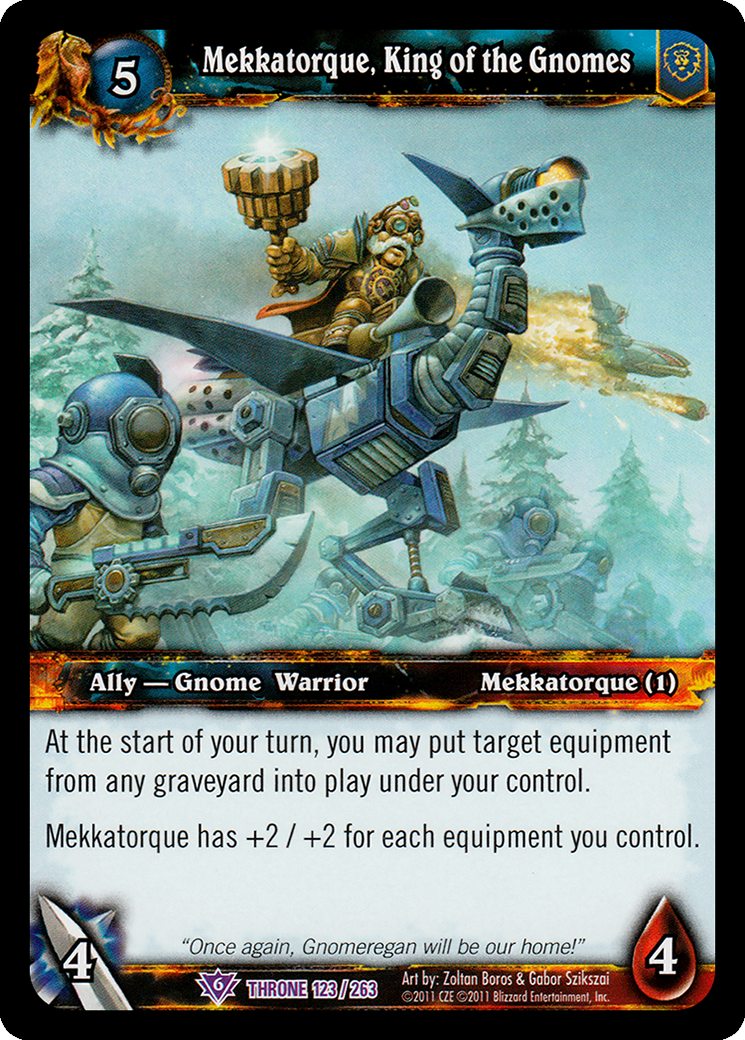 Mekkatorque, King of the Gnomes