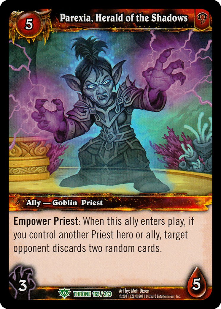 Parexia, Herald of the Shadows