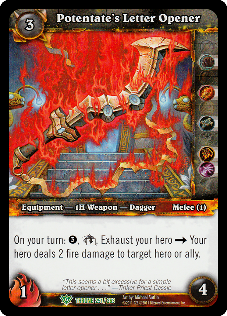 Potentate's Letter Opener