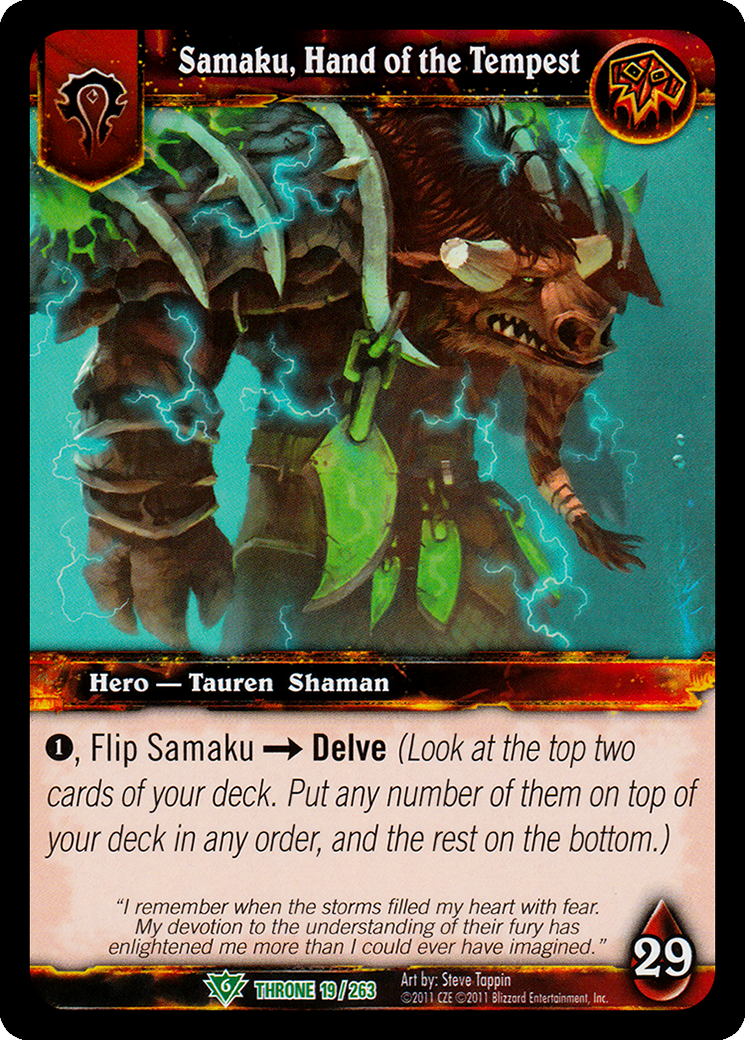 Samaku, Hand of the Tempest