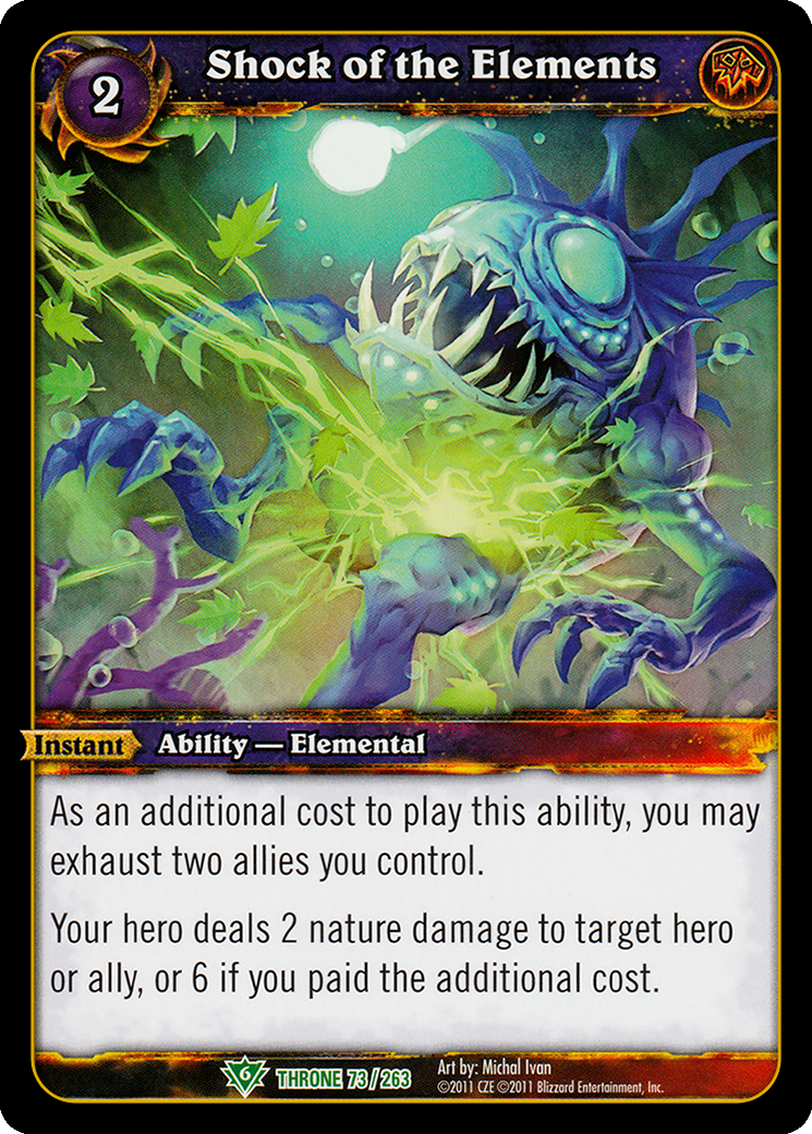 Shock of the Elements