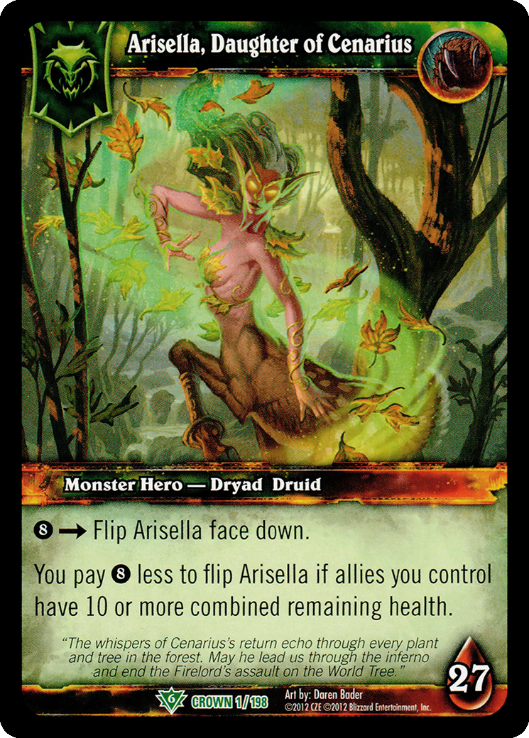 Arisella, Daughter of Cenarius