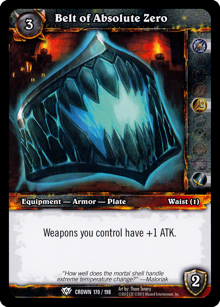 Belt of Absolute Zero