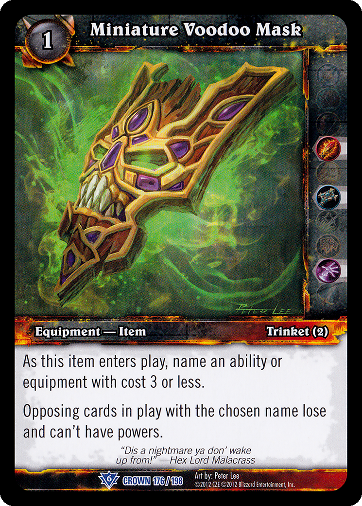 Miniature Voodoo Mask