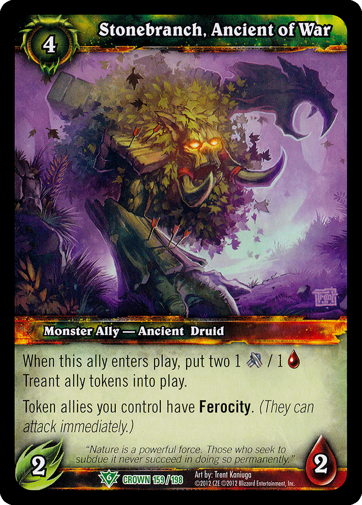 Stonebranch, Ancient of War