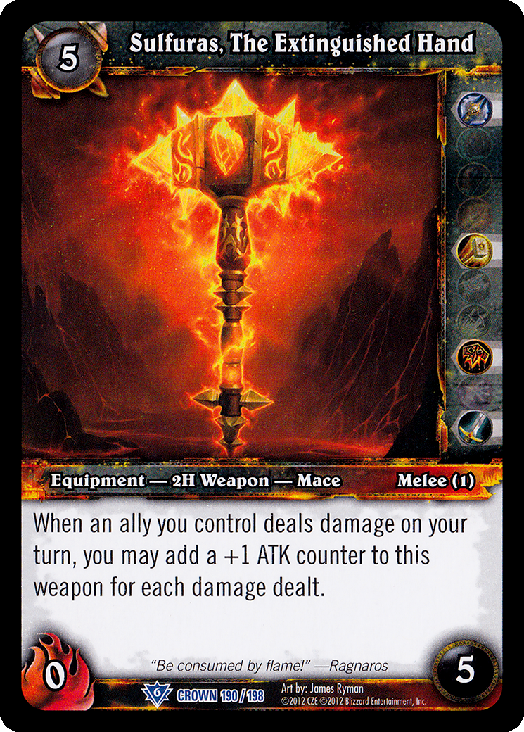 Sulfuras, The Extinguished Hand