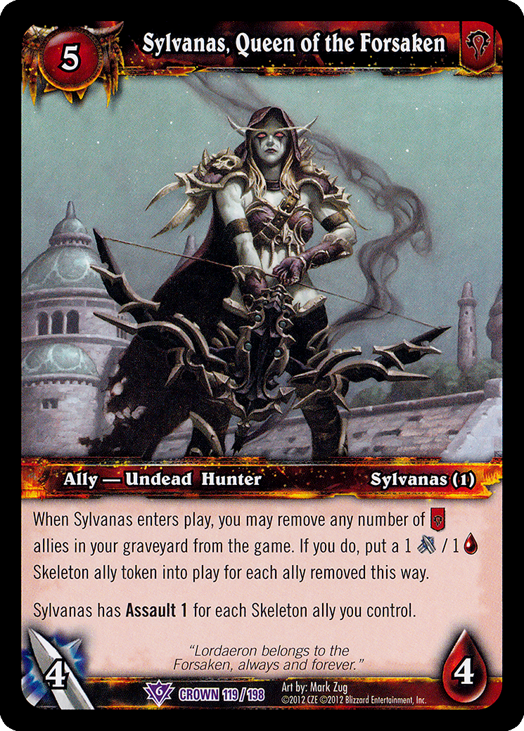 Sylvanas, Queen of the Forsaken