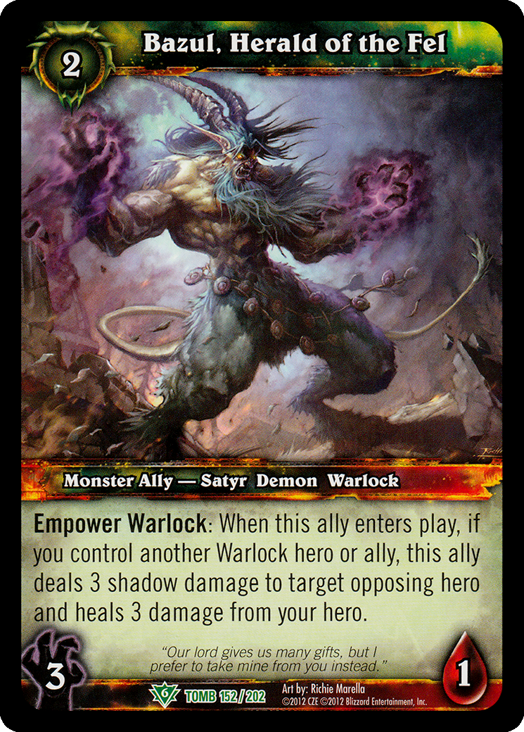 Bazul, Herald of the Fel