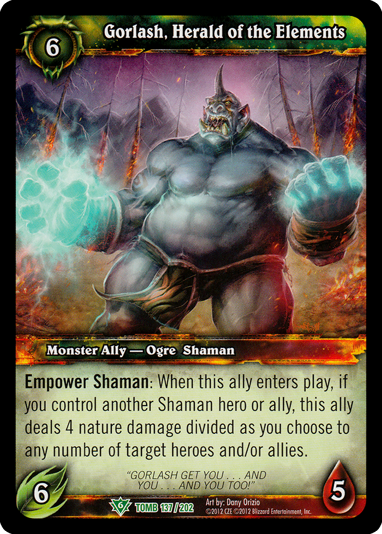 Gorlash, Herald of the Elements