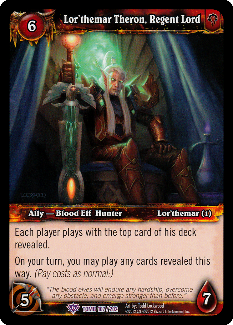 Lor'themar Theron, Regent Lord