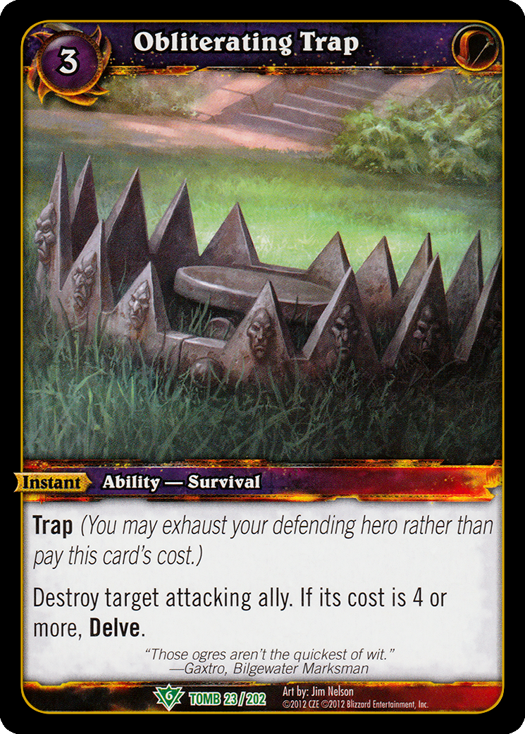 Obliterating Trap