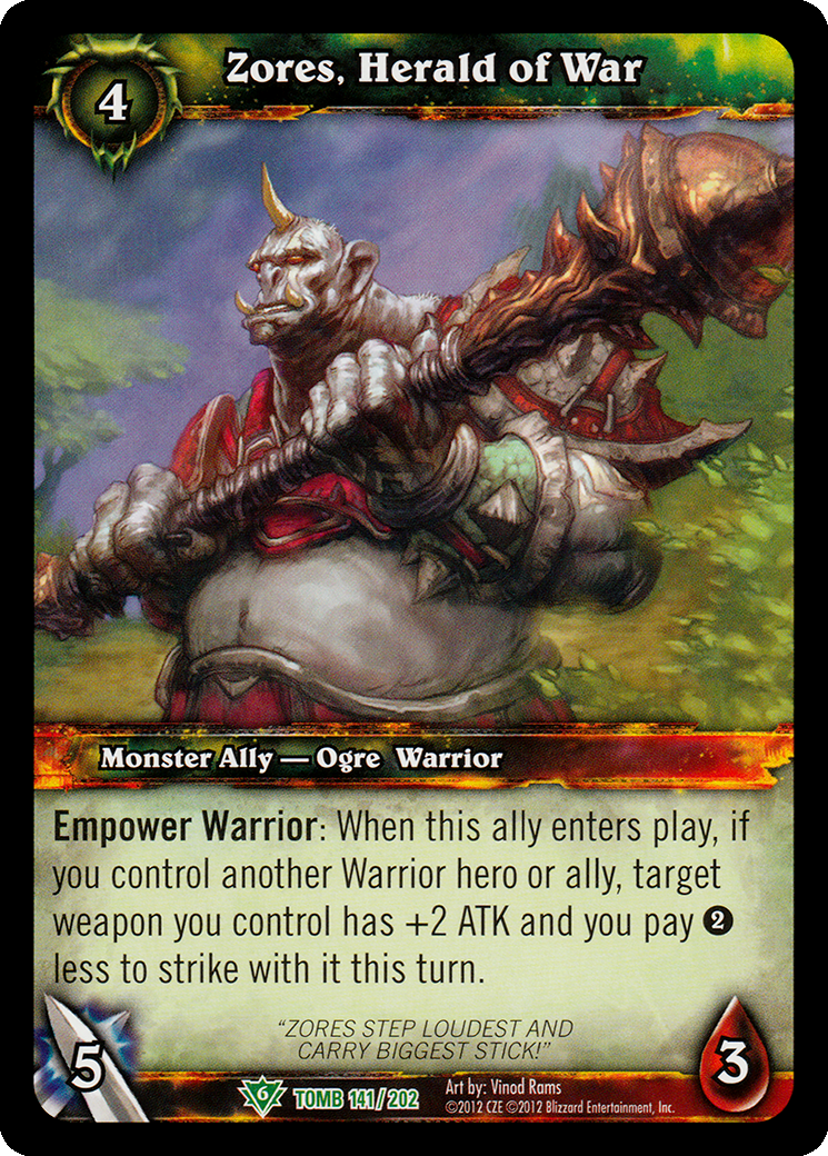 Zores, Herald of War