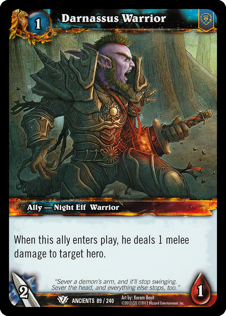 Darnassus Warrior