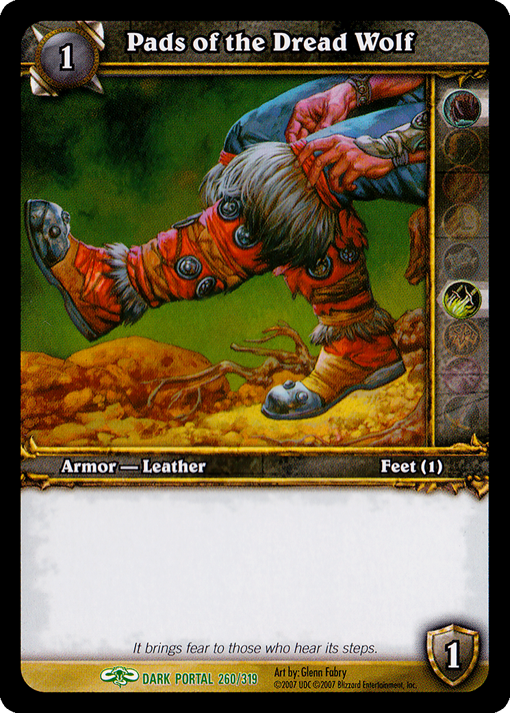 Pads of the Dread Wolf