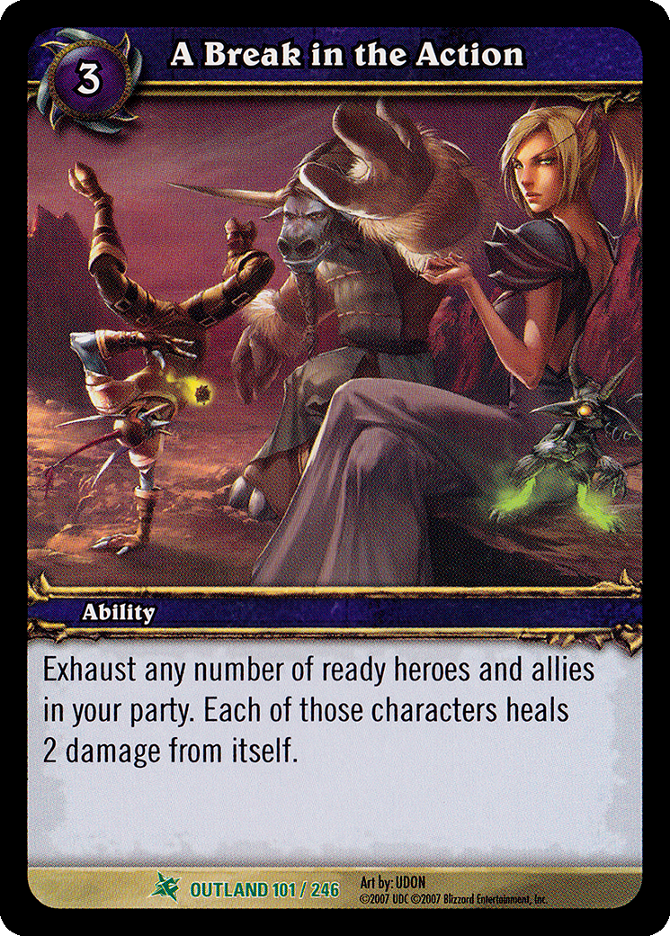 A Break in the Action