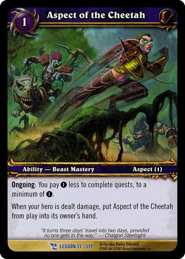 Aspect of the Cheetah