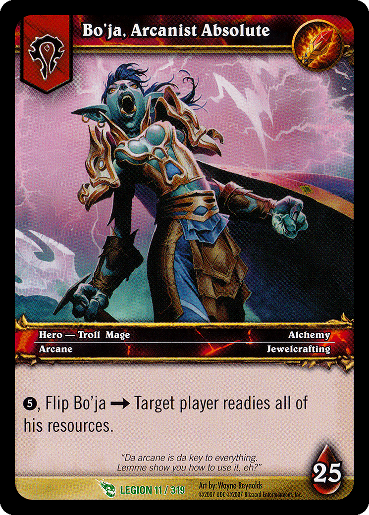 Bo'ja, Arcanist Absolute