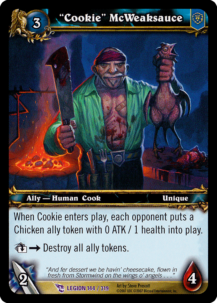 Cookie McWeaksauce