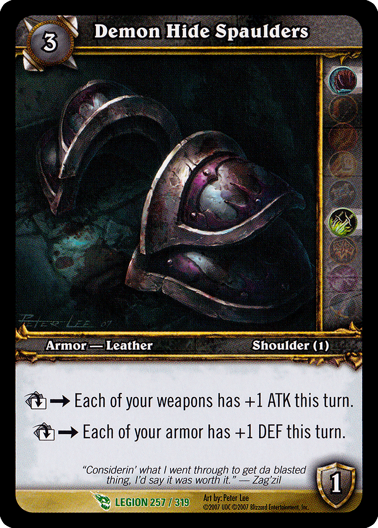 Demon Hide Spaulders