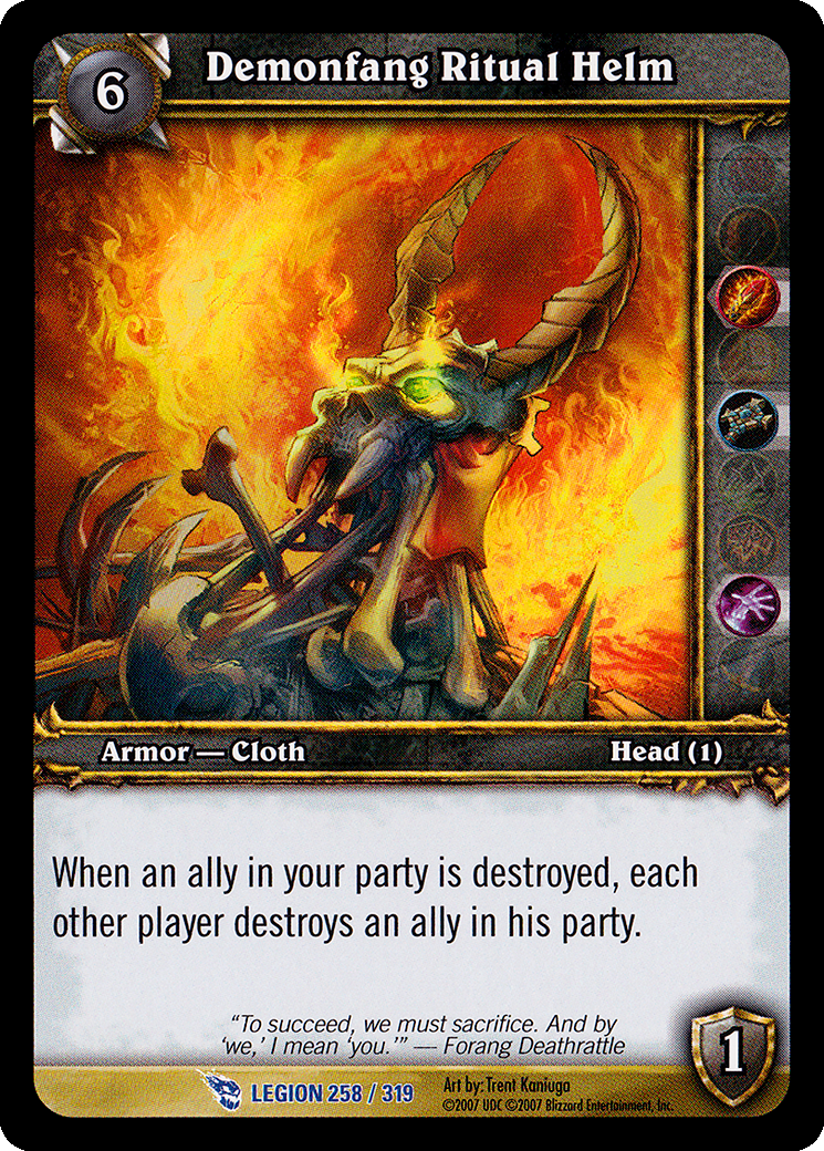 Demonfang Ritual Helm