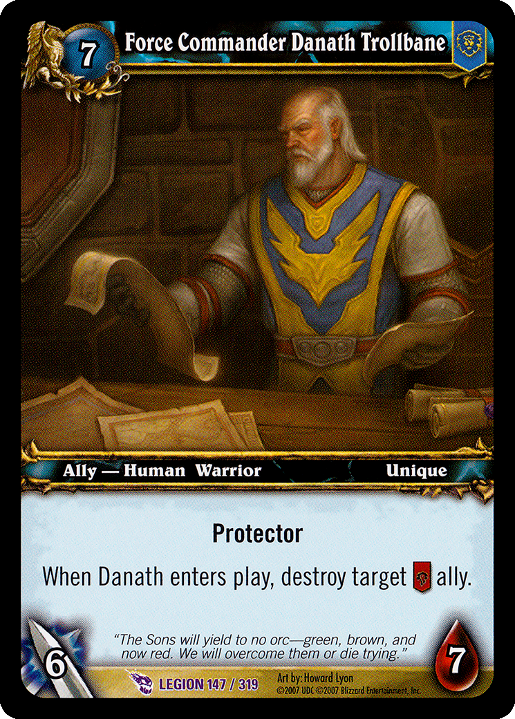 Force Commander Danath Trollbane