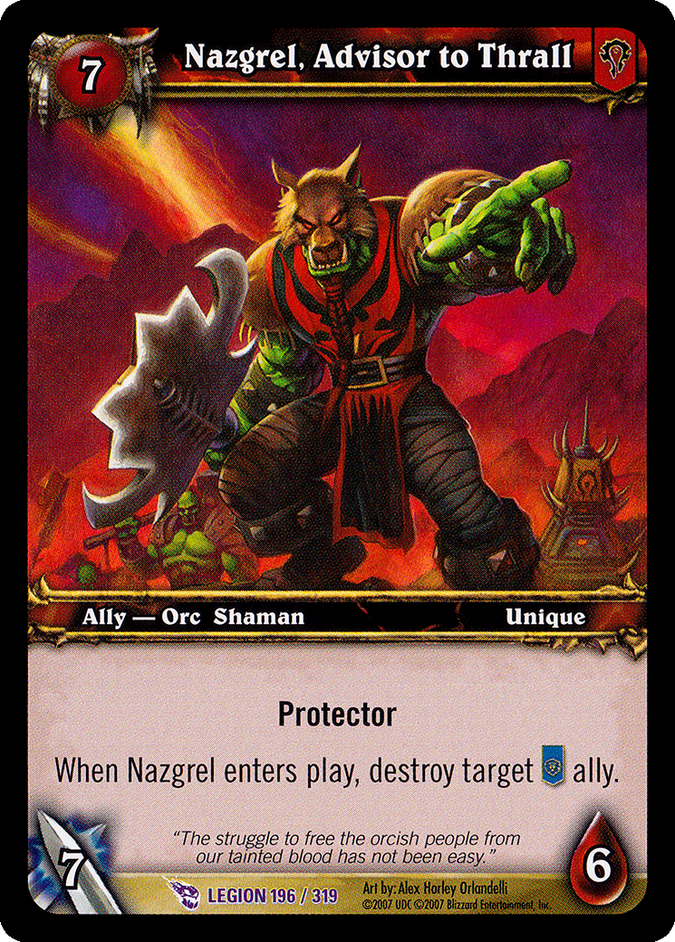 Nazgrel, Advisor to Thrall