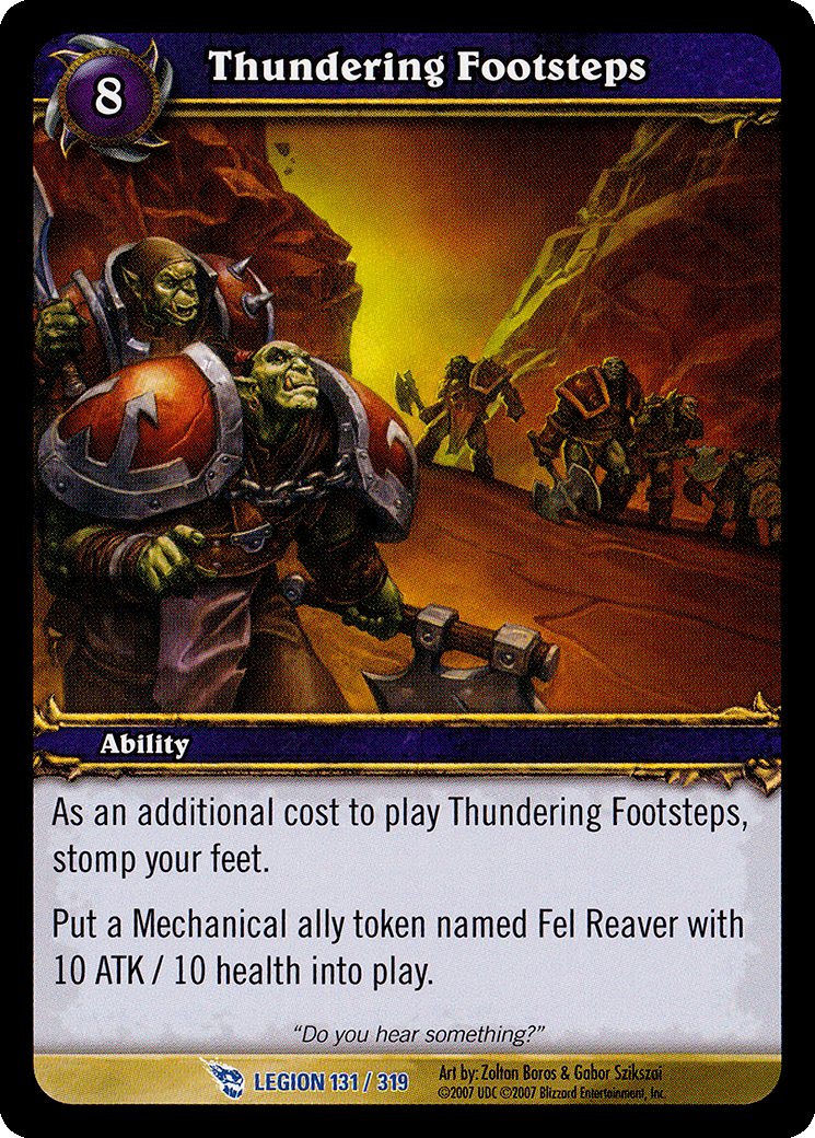 Thundering Footsteps