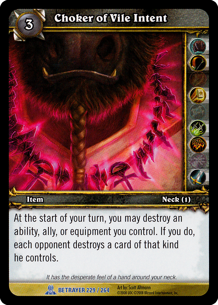 Choker of Vile Intent