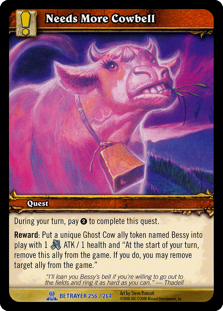 Needs More Cowbell