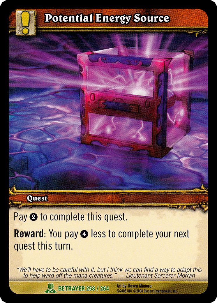 Potential Energy Source