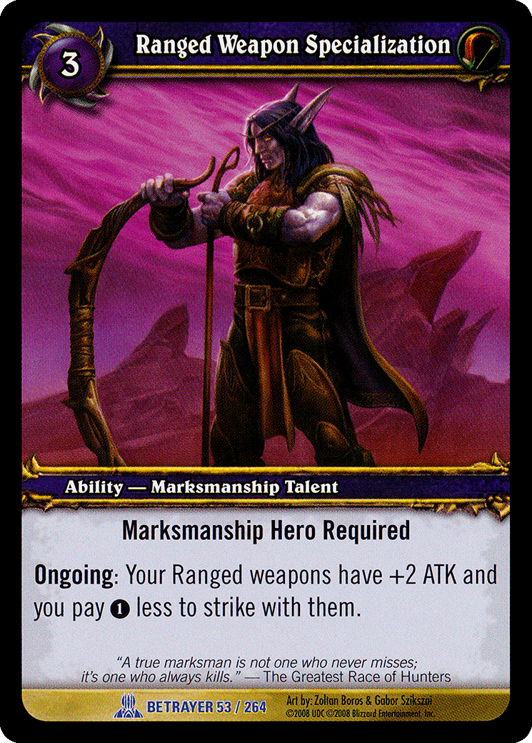 Ranged Weapon Specialization