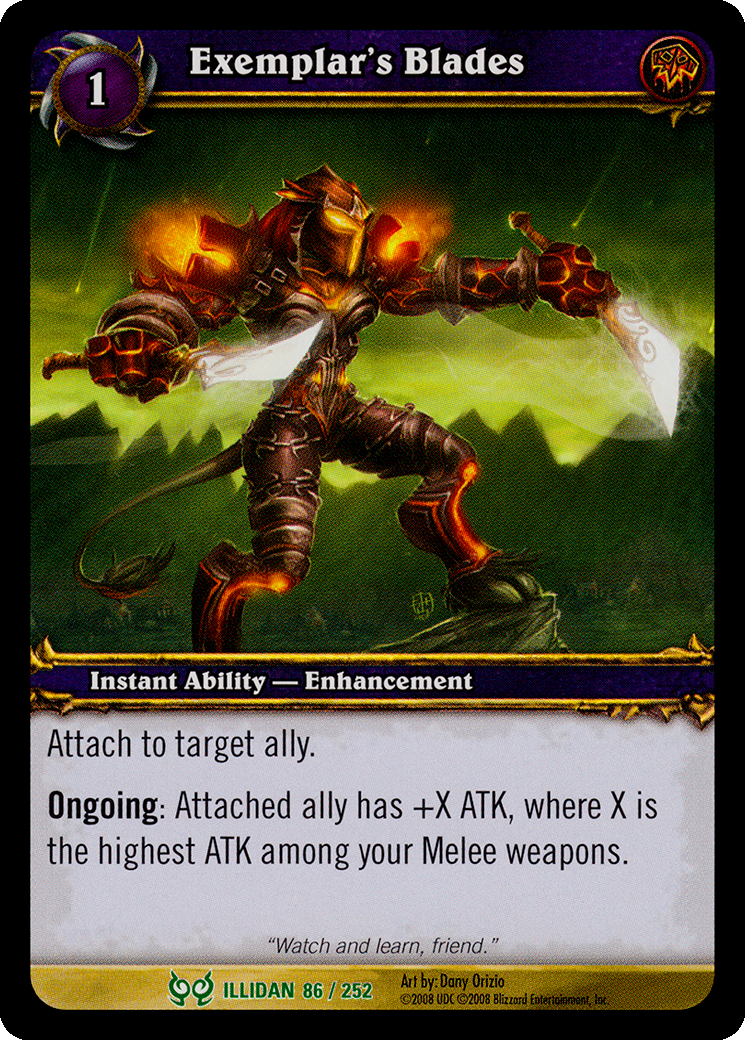 Exemplar's Blades
