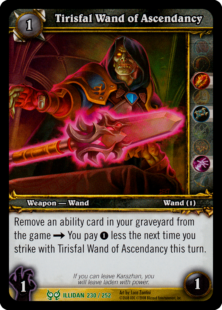 Tirisfal Wand of Ascendancy