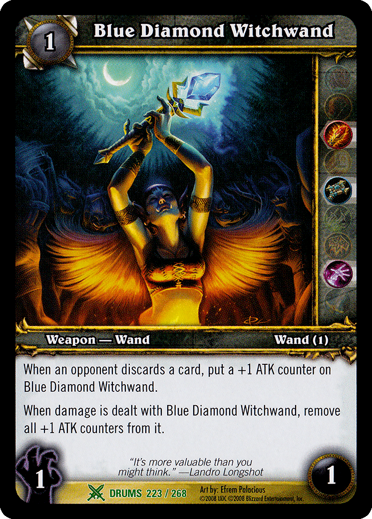 Blue Diamond Witchwand