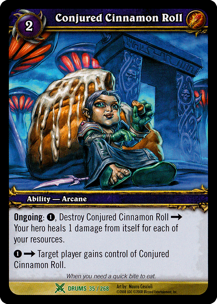 Conjured  Cinnamon Roll