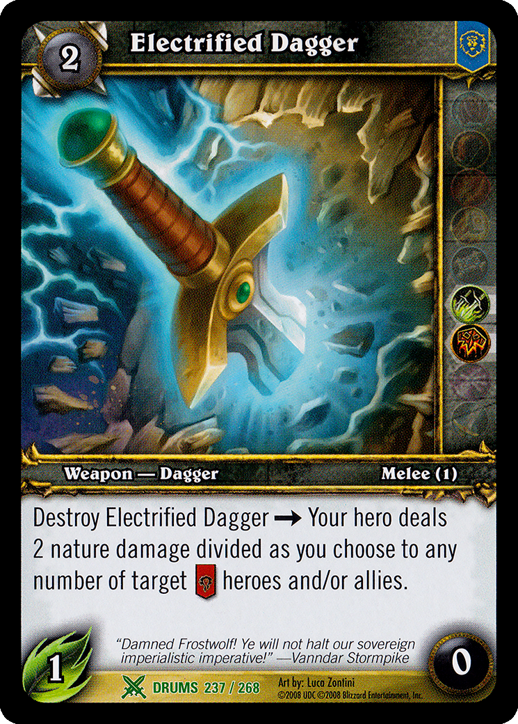 Electrified Dagger
