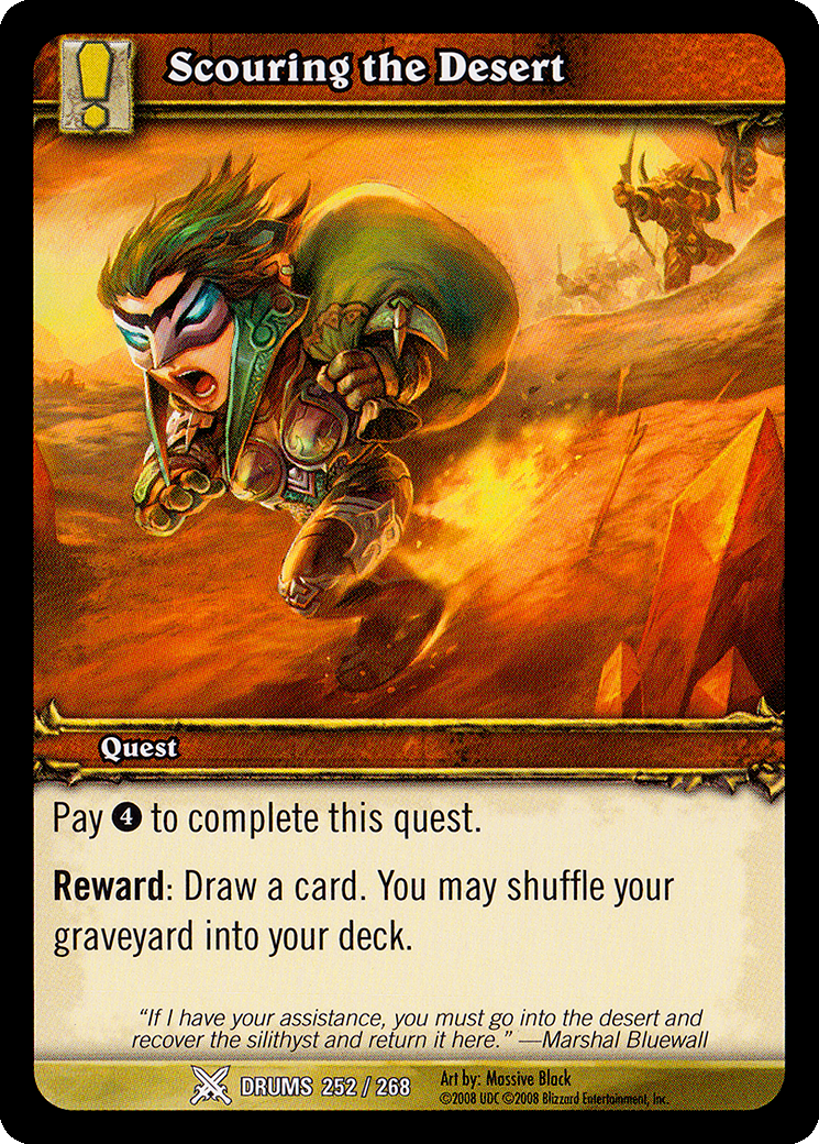 Scouring the Desert